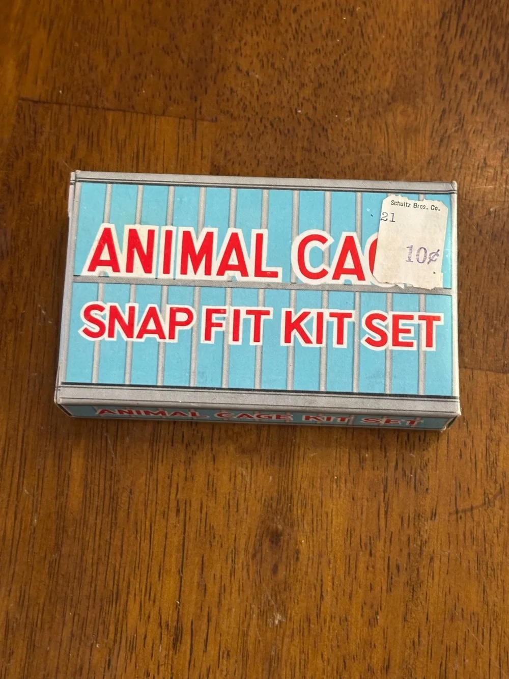 VINTAGE Marx Toys Circus Series Animal Cage Snap Fit Kit Set In Box
